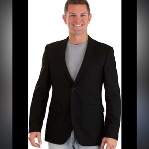 Essentials Men's Sleek Black Sport Coat